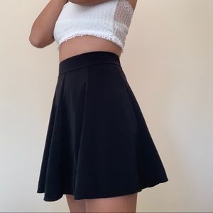 Black skater skirt